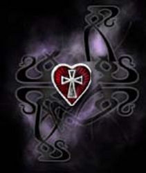 Sacred Heart Ear Stud (Single) by Alchemy Gothic