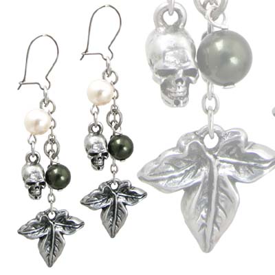 Poison Ivy Earrings by Alchemy Gothic