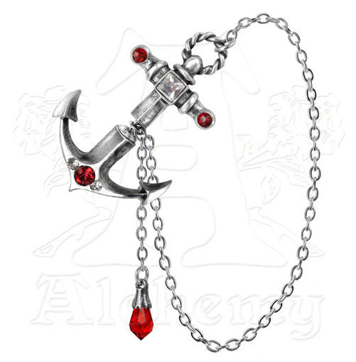 Anchors Away Earring Stud Earring by Alchemy Angelic UL17