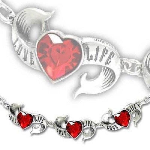 Alchemy UL17 Rock Collection - Love Life Swarovski Bracelet