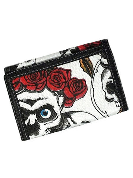 Skulls & Roses Gothic Wallet