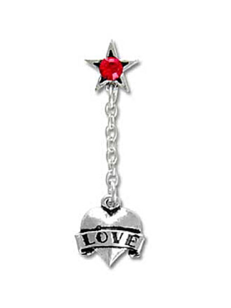 LOVE Dangle Earring by Alchemy UL17