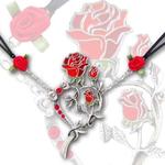 Rose Heart Tattoo Necklace by Alchemy UL17