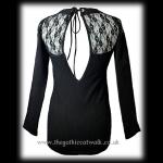 Gothic Punk Lace Corset T-Shirt Top