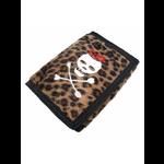 Leopard Skin Skull Punk Wallet Purse #2