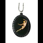 Gothic Cameo Necklace - Ballet Skeleton