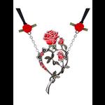 Rose Heart Tattoo Necklace by Alchemy UL17