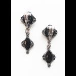 Restyle Raven's Skull Gothic Earrings