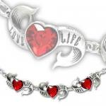 Alchemy UL17 Rock Collection - Love Life Swarovski Bracelet