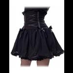 Black Gothic Underbust Corset Tutu Skirt