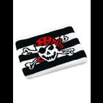 Emo Punk Black & White Striped Skull Purse