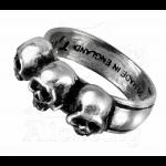 Alchemy Gothic Ring - Caput Mortum