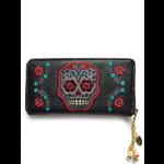 Banned Wallet with Grey Sugar Skull