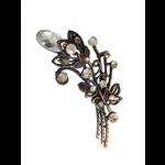 Victorian Style Crystal Bouquet Brooch
