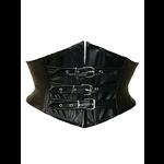 Sexy Black PVC Gothic Underbust Corset Belt
