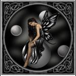 Sexy Gothic Fairy Greetings Card
