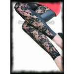 Black Lace & Lycra Leggings