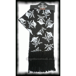 Scarf & Beanie Hat Set - Pirate Skulls & Swords