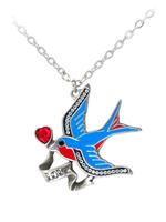 Swallow Love Necklace by Alchemy UL17