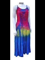 Long Multi Coloured Hippy Goth Dress