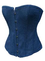 Blue Denim Corset