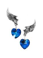 El Corazon Winged Heart Earrings by Alchemy