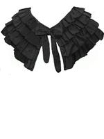 Black Frilled Gothic Capelet