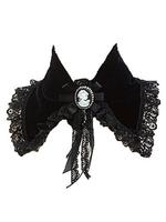 Black Velvet Gothic Victorian Steampunk Cameo Collar