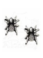 Black Widow Pewter Spider Studs by Alchemy Gothic