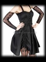 Hell Bunny Black Channel Party Dress