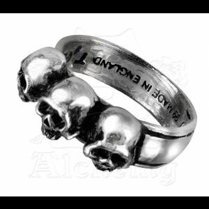 Alchemy Gothic Ring - Caput Mortum